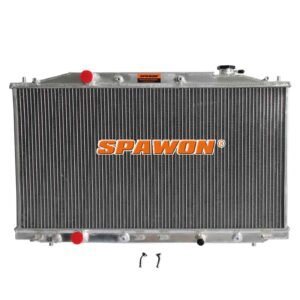 AT SPAWON For Acura TSX 2.4L L4 3.5L V6 2009-2014 2Row CU13082 Aluminum Radiator