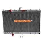 AT SPAWON For Mitsubishi Mirage DE ES LS L4 1997-2002 1907 Aluminum Radiator