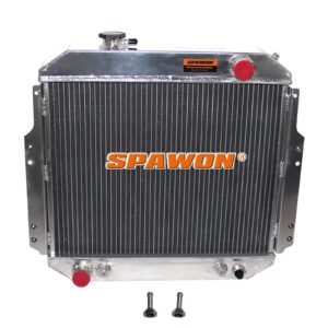 AT SPAWON For Nissan Forklift A10-A25 H20 OEM 2146090H10 88-92 Aluminum Radiator