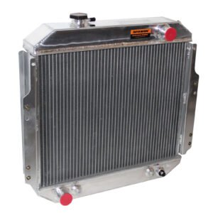 AT SPAWON For Nissan Forklift A10-A25 H20 OEM 2146090H10 88-92 Aluminum Radiator - Image 3
