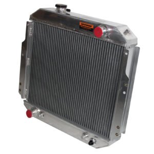 AT SPAWON For Nissan Forklift A10-A25 H20 OEM 2146090H10 88-92 Aluminum Radiator - Image 4