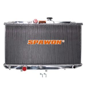 AT SPAWON For Toyota Corolla CE DX Geo Prizm LSi L4 93-97 1409 Aluminum Radiator