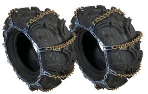 ATV Tire Chains 25x10x12 Yamaha Suzuki Polaris Honda Can Am Kawasaki