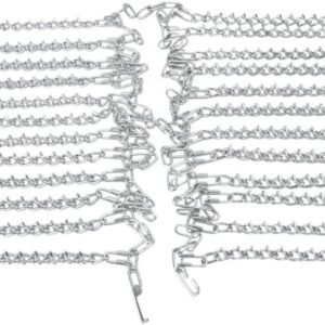 ATV/UTV 11-V Bar Snow Chains - O.S. For Use On 27" & 28" Tires - 1 Pair 11VO