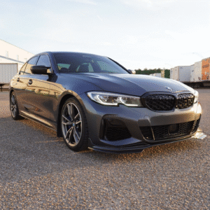 BMW G20 3 Series 330i M Sport M340i Front Bumper Lip Gloss Black 3PC