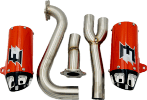 Can Am Renegade Gen 2 1000 800 570 Empire Industries Dual Slip On over stock
