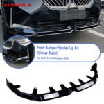 Car Front Bumper Lower Spoiler Lip Splitter Body Kit For BMW X3 G45 2025+ Black