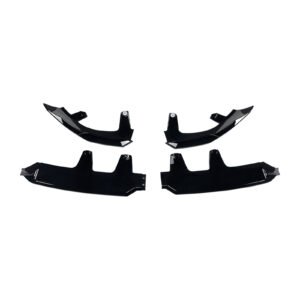 Car Front Bumper Lower Spoiler Lip Splitter Body Kit For BMW X3 G45 2025+ Black - Image 3
