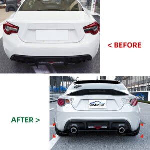 Car Gloss Black Rear Diffuser Lip For Subaru BRZ Toyota GT86 Scion FR-S 13-20 14 - Image 4