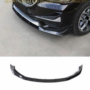 Carbon Fiber ABS Front Bumper Lip Chin Spoiler Fit For BMW X1 F48 2016-2022 3PCS