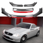 Carbon Fiber Front Bumper Lip Spoiler Splitter Body Kit For Mercedes SLK230/320