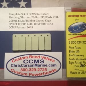 CCMS Mercury/Mariner 200EFI/Carb 225-250hp.6 Leaf Rubber Coated Cage PN.266S