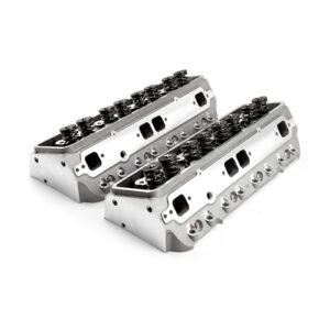 Chevy SBC 350 205cc 64cc Straight Plug Hydraulic Roller Assembled Cylinder Heads