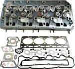 Complete Cylinder Head Assy & Full Gasket Set For Kubota V3300 V3800 16V Engine