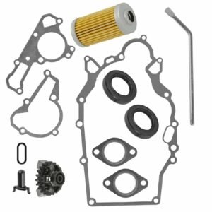Crankcase Cover Gasket Kit w/ Governor for Kawasaki Mule 2520 KAF620 1995 - 2000 - Image 3
