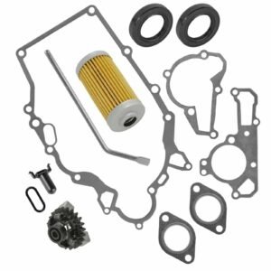 Crankcase Cover Gasket Kit w/ Governor for Kawasaki Mule 2520 KAF620 1995 - 2000 - Image 4