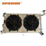 CU2428 Radiator + Fan Shroud Fit Toyota Corolla Matrix Pontiac Vibe 03-08 SPAWON