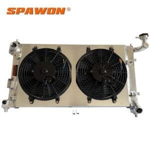 CU2428 Radiator + Fan Shroud Fit Toyota Corolla Matrix Pontiac Vibe 03-08 SPAWON