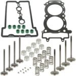 Cylinder Head Intake Exhaust Valve Gasket Kit Fits Polaris RZR XP 900 EFI 2012