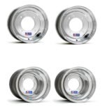 DWT Polished 10" 2+3 Front and 9" Rear Wheels Rims TRX 450R 400EX 250R 250 300