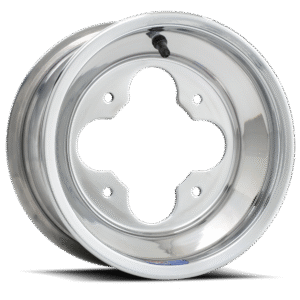 DWT POLISHED A5 10" 4+1 FRONT 10" 10X10 REAR RIMS HONDA TRX 450R 250R 400EX 400X - Image 2