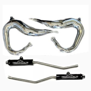 Empire Industries Black Full System Exhaust Pipe Yamaha Banshee 350 All Years