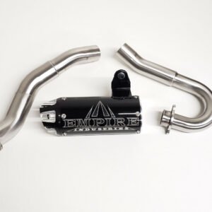 Empire Industries Black Shorty Gen 2 Full Exhaust Yamaha YFZ 450 Carb 04 - 12