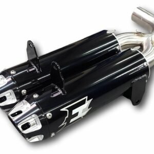 Empire Industries Dual Slip On Exhaust System Pipe Can-Am Renegade 1000 XMR Blk