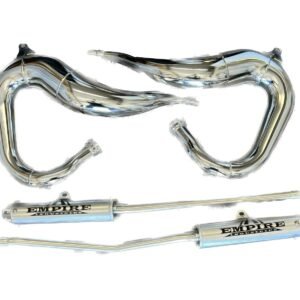 Empire Industries Polished Full System Exhaust Pipe Yamaha Banshee 350 All Years