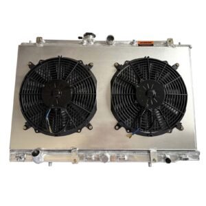 Fit 2001-2003 Acura CL TL Type-S 3.2L V6 J32A2 Aluminum Radiator + Fan Shroud MT