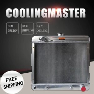 Fit Dodge Dart Plymouth Duster Small Block V8 1970-1972 SPAWON Radiator 4Rows AT