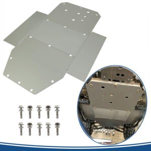 FIT FOR 08-14 POLARIS RZR 800 RZR S 900 XC ALUMINUM SKID PLATE HEAVY DUTY 3/16"