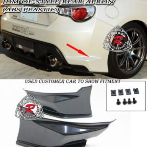 Fits 12-16 Scion FR-S Toyota 86 12-21 Subaru BRZ OE-Style Rear Lip Aprons ABS