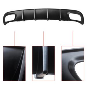Fits 2015-2023 Dodge Charger R/T SE SXT V2 Style Rear Diffuser Bumper Lip PP - Image 2