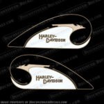 Fits Harley-Davidson Bird Tank Motorcycle Decals (Set of 2) - Style 3