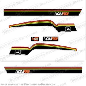 Fits John Deere Liquifire Snowmobile Decals 1980