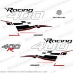 Fits Mercury 400hp Verado Racing Decals - Black/Red - Gloss