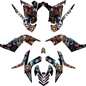 Fits Yamaha Raptor 700R Graphics Kit 2006 2007 2008 2009 2010 2011 2012 decals
