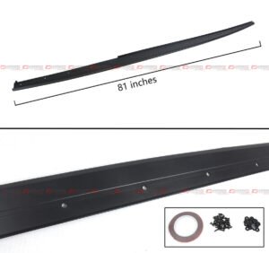 For 12-18 BMW F30 F31 3 Series Sedan M Sport Black Side Skirt Extension Splitter - Image 3