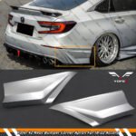 FOR 18-2022 10TH ACCORD YOFER V2 LUNAR SILVER REAR BUMPER SIDE CORNER APRON SPAT
