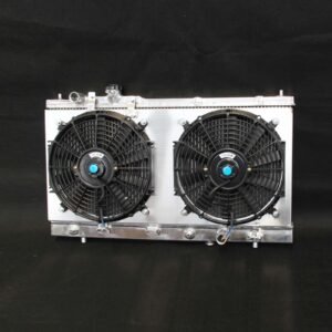 For 1999-2003 Mazda Protege Protege5 L4 Aluminum Radiator With Fan Shroud - Image 2