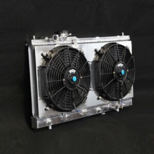 For 1999-2003 Mazda Protege Protege5 L4 Aluminum Radiator With Fan Shroud - Image 3