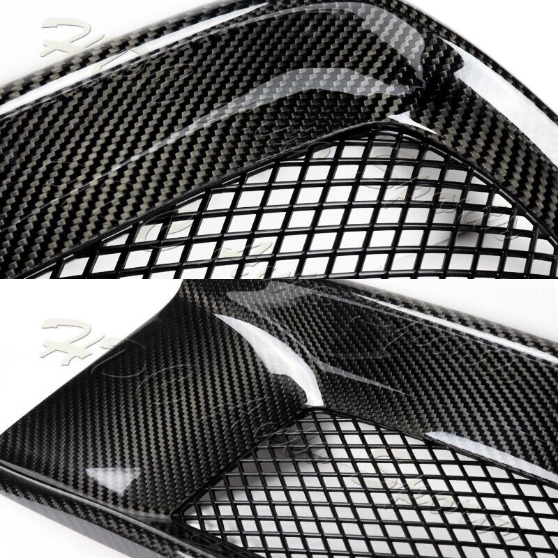 For 2008-2015 Mits.Lancer EVO R-Style Carbon Fiber Front Bumper Air Intake Duct - Image 2
