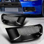 For 2008-2015 Mits.Lancer EVO R-Style Carbon Fiber Front Bumper Air Intake Duct
