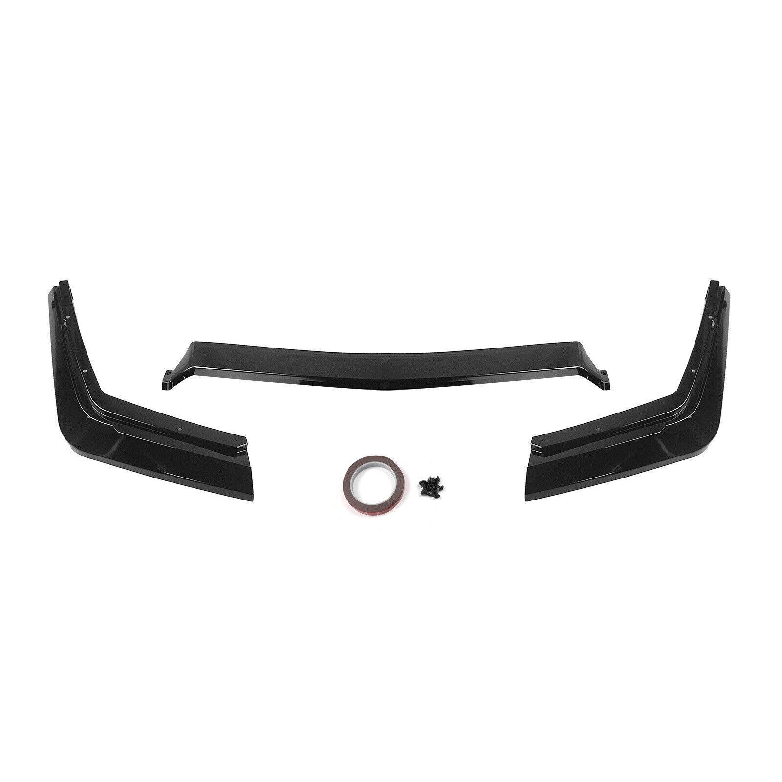 For 2009 2010 2011 2012-2015 Cadillac CTS-V Front Bumper Spoiler Splitter Black - Image 4