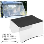 For 2009-2021 Polaris Rzr 170 Front And Rear Windshield Scratch Resistant & Roof