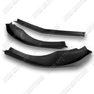 For 2010-2013 Chevrolet Camaro V6 Painted Black Front Bumper Body Spoiler Lip - Image 4