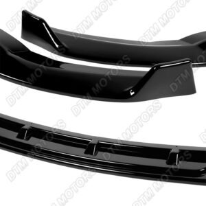 For 2011-2014 Hyundai Sonata STP-Style Painted Black Front Bumper Spoiler Lip - Image 2