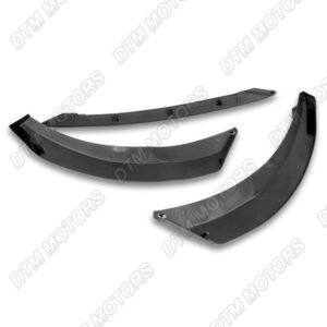 For 2011-2014 Hyundai Sonata STP-Style Painted Black Front Bumper Spoiler Lip - Image 3