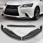 For 2013-2015 Lexus GS350 GS450h F-Sport Carbon Look Front Bumper Spoiler Lip